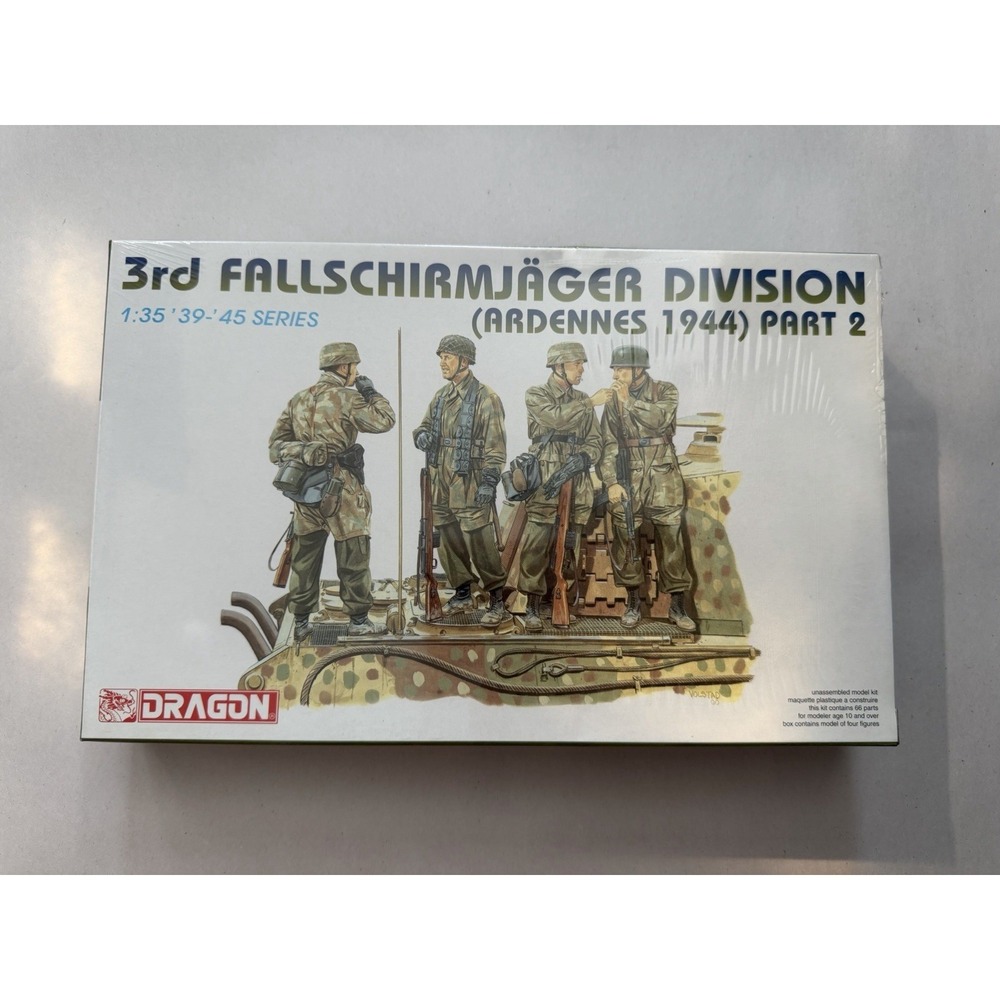 Dragon 6143 3rd Fallschirmjäger Division Ardennes 1944 Part 2 1:35 Figure Kit
